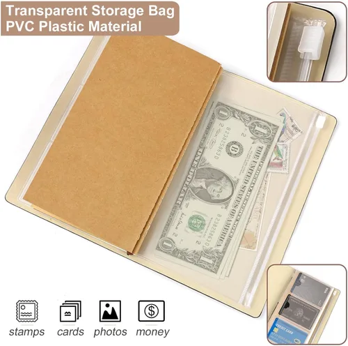 Vista 5 de Booson 20 cuadernos de cuero inspiradores, bolígrafos con lápiz capacitivo motivacional, regalos de agradecimiento para compañeros de trabajo