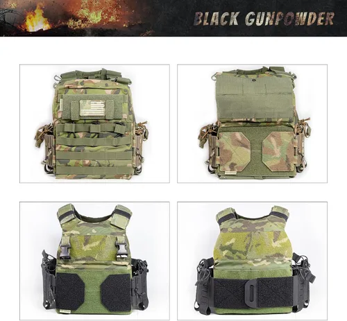 Vista 5 de Hebillas magnéticas tácticas elásticas Cummerbund de liberación rápida modelo TC1