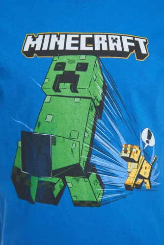 Vista 8 de Minecraft T Shirt Boys Creeper Inside Black OR Grey Short Sleeve Gamer Top