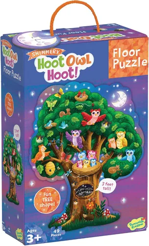 Vista 10 de Peaceable Kingdom Rompecabezas de piso de mariposa jumbo de 53 piezas, rompecabezas grande de regalo para niños pequeños y niños a partir de 5 años