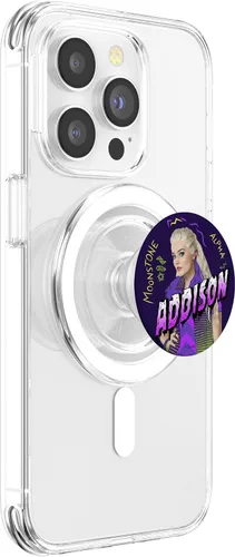 Vista 3 de Disney Zombies Addison Moonstone Alpha Portrait PopSockets MagSafe PopGrip para iPhone