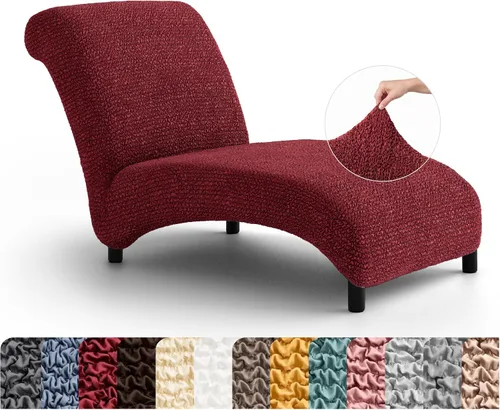 Vista 25 de PAULATO BY GA.I.CO. Funda para Silla de Tumbona Sin Brazos - Funda Deslizante para Silla de Tumbona - Funda para Sofá de Salón - Fundas Deslizantes