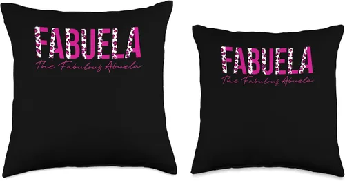 Vista 3 de Spanish Grandmother Gifts Latinas Fabuela The Fabulous Abuelita Abuelita - Almohada para la abuela española, 16 x 16 pulgadas, multicolor