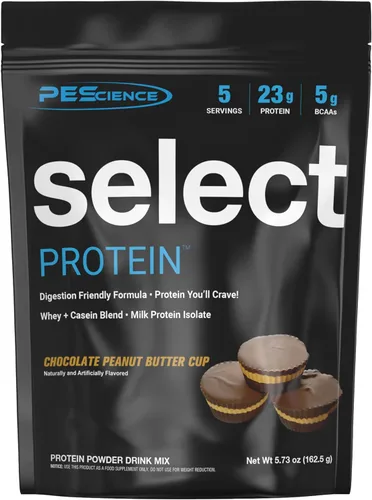 Vista 37 de PEScience Select Protein Powder, mezcla de suero y caseína, proteína limpia en polvo para mujeres y hombres, baja en calorías, baja