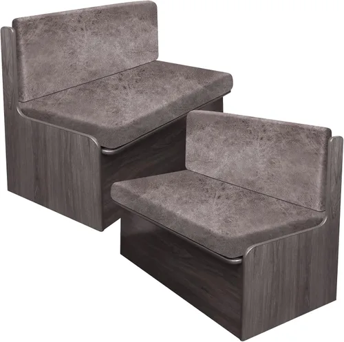Vista 119 de Fundas de cojín tipo cuero para sofá, juego de fundas protectoras de muebles para sillón seccional, sofá biplaza de tela de elastano elástica
