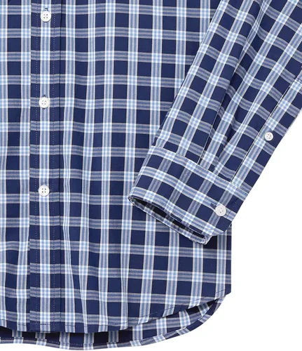 Vista 5 de Tienda Essentials Camisa de popelina para hombre informal de manga larga con ajuste regular