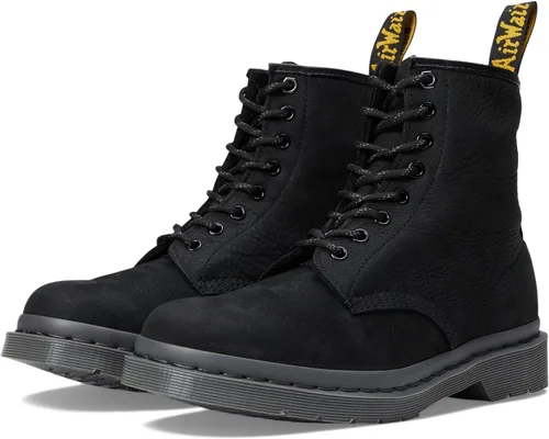Vista 18 de Dr. Martens, Botas industriales ligeras para mujer Maple Zip con puntera de acero Negro