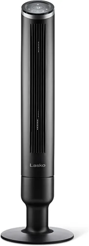 Vista 8 de Lasko RST200 - Ventiladores de torre Apex oscilantes silenciosos de 42" - flujo de aire de 29 pies/s, 28 dB, oscilación de 90°, temporizador de 12H