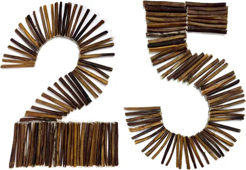 Vista 3 de Bully Sticks para perros Palitos de pizza naturales de larga duración Pizzle de carne de un solo ingrediente Golosinas para perros