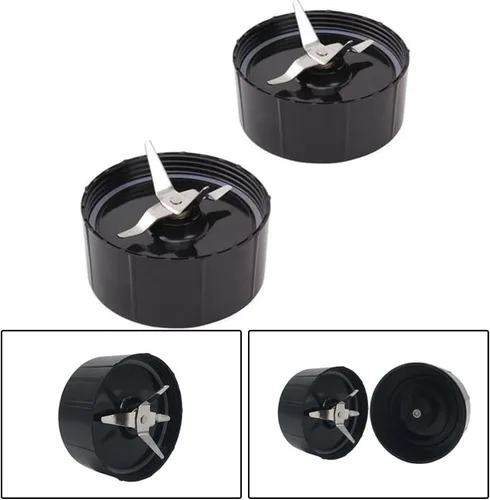 Vista 2 de 2 unids licuadoras base de acero inoxidable Juicer cuchillas reemplazo para Magic Bullet 250W jugo extractor piezas
