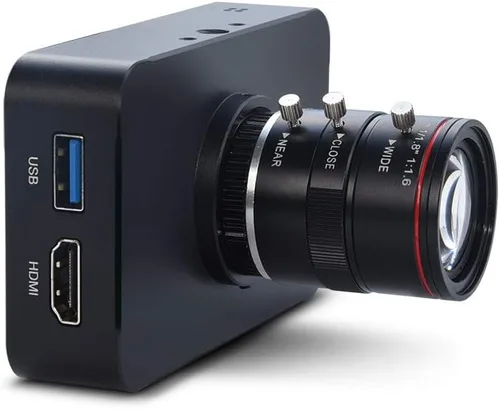 Vista 11 de MOKOSE Cámara HDMI de 12MP 1080P, Cámara Web USB de Transmisión HD en Streaming, Cámara de Grabación 4K@30FPS con Montura C/CS Industrial, Lente