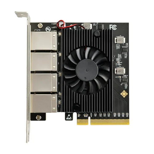 Vista 5 de IO CREST Adaptador de red Gigabit Ethernet PCIe a 8 puertos, compatible con Windows 11/10/8.1/8/7, Win Server 2022/2019/2016, Linux