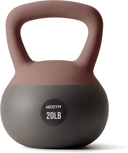 Vista 10 de WeGym Mancuernas suaves con base resistente a impactos acolchada y mango antideslizante de agarre ancho para entrenamientos en casa, levantamiento