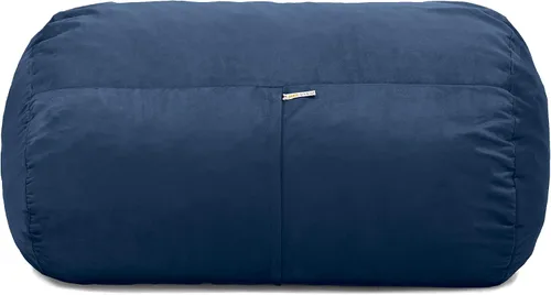 Vista 7 de Jaxx Lounger Jr. Puff Azul