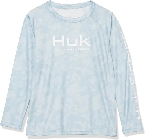 Vista 31 de HUK Camisa unisex de camuflaje Pursuit para niños Camisa de manga larga para niños Sotavento de roble musgoso