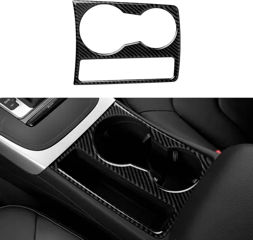 Vista 19 de Adhesivos para panel de CD de aire acondicionado para Audi A4 A5 S4 S5 RS4 RS5 Q5 accesorios de fibra de carbono interior pegatinas, estilo B