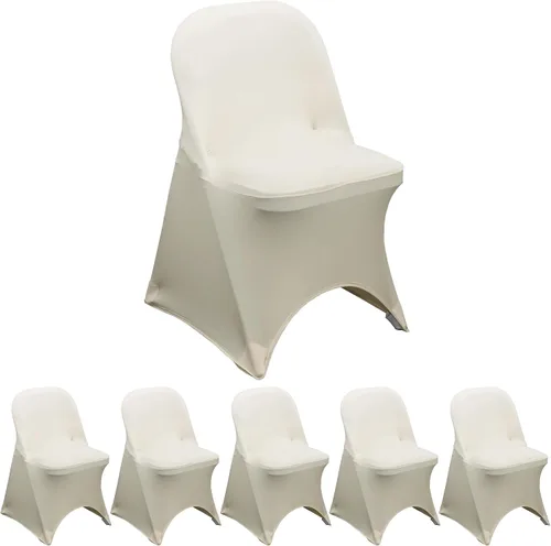 Vista 74 de YOUR CHAIR COVERS - Funda para silla plegable de elastano elástica, color negro