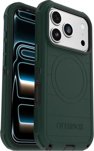 Vista 26 de OtterBox Funda para iPhone 17 Defender Pro Series - Negro - Funda para iPhone resistente, resistente y duradera, se ajusta a MagSafe