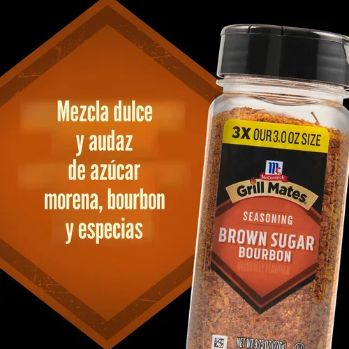 Vista 3 de McCormick Grill Mates - Condimento de bourbon y azúcar morena de 9.75 onzas