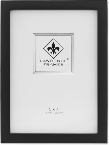 Vista 92 de Lawrence Frames Marco de fotos de madera negra, colección Gallery, 2 x 3 pulgadas, negro
