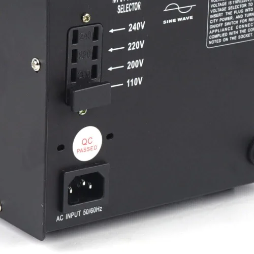 Vista 6 de Transformador de voltaje de 3000 W, 110 V a 220 V, 220 V a 110 V, convertidor elevador y reductor