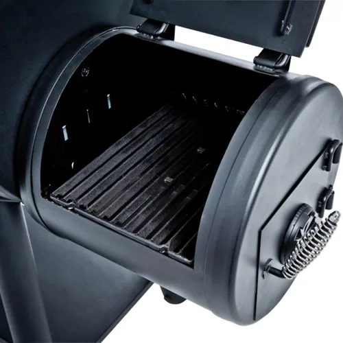 Vista 8 de Broil King 955050 Regal Charcoal Offset 400 Ahumador y Parrilla, Negro