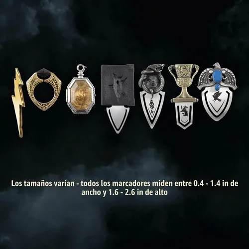 Vista 3 de Colección de marcapáginas de horcruxes