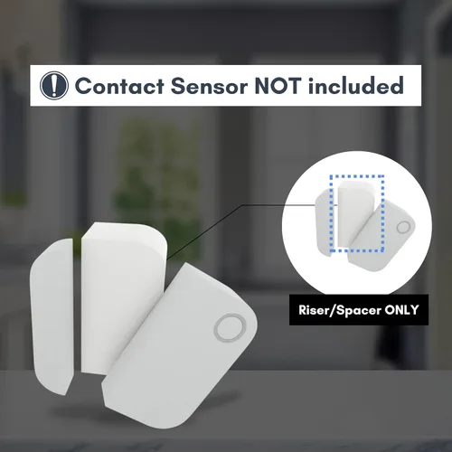 Vista 5 de Elevador de sensor para Ring Elevador de sensor de contacto de alarma de 2ª generación Espaciador de alarma con adhesivo 3M - Sensor/imán