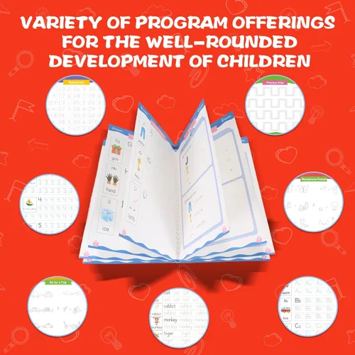 Vista 5 de Práctica de escritura ranurada mágica para niños de 3 a 5 años - Libros de escritura ranurados reutilizables para niños de 3 a 5 años - Práctica