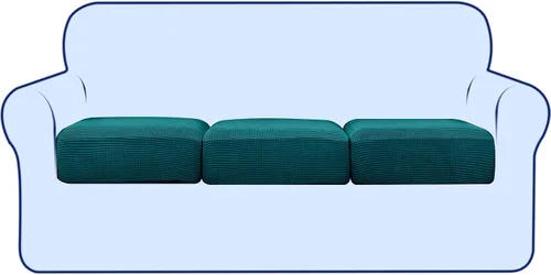 Vista 66 de subrtex Funda de Cojín Elástica Suave para Asiento de Sofá Funda Deslizable de Spandex para Silla y Sofá Adecuada para 1-2-3 Plazas Reemplazo