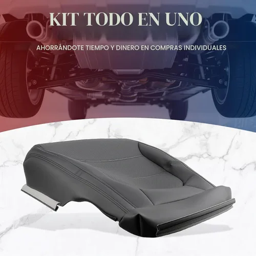 Vista 7 de AUTOKAY Funda negra para asiento inferior del conductor, compatible con Volkswagen Jetta 2011 2012 2013 2014