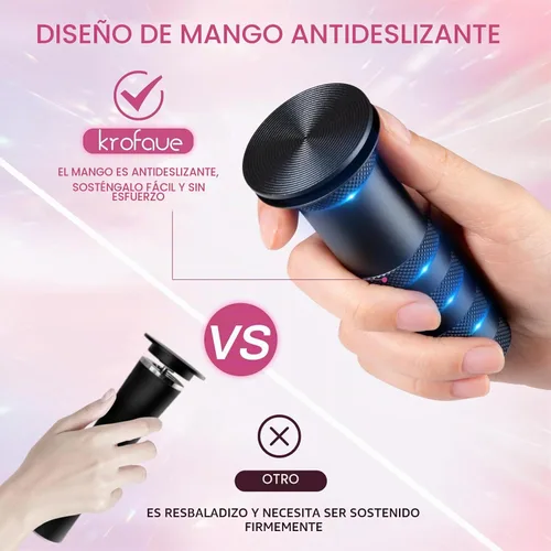 Vista 3 de Krofaue 1200RPM - Removedor eléctrico de callos para pies, 60 piezas, papel de lija, color negro