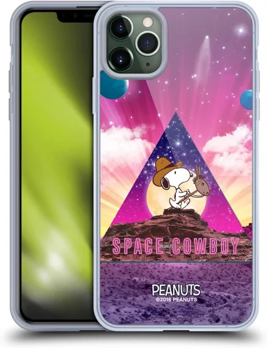 Vista 166 de Head Case Designs Funda de gel con licencia oficial de Peanuts Nebula Cactus Needles Snoopy Space Cowboy [protección de grado militar] compatible