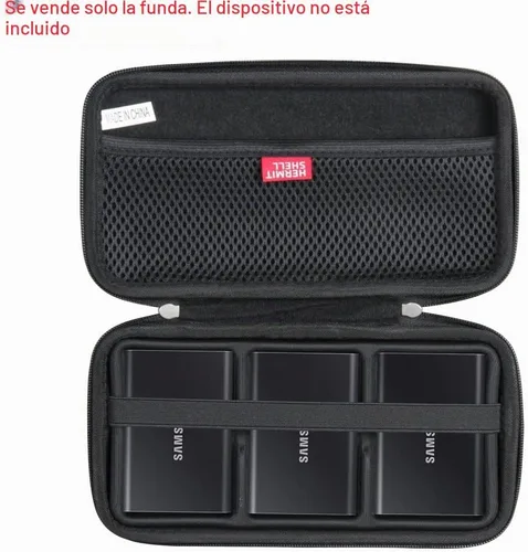 Vista 2 de Hermitshell Funda rígida de viaje para Samsung T7 / T7 Touch SSD portátil de 1 TB 2 TB 500 GB USB 3.2 unidad externa de estado sólido
