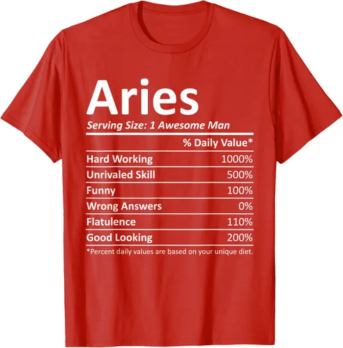 Vista 55 de ARIES Nutrition - Camiseta divertida de regalo con nombre personalizado para cumpleaños, Negro, S