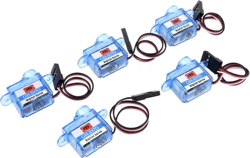 Vista 7 de YoungRC GH-S37D Micro 0.1 oz Mini Digital Servo, 5pcs
