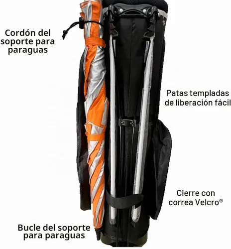 Vista 6 de Powerbilt TPS Dunes 14-Way Golf Stand Bag