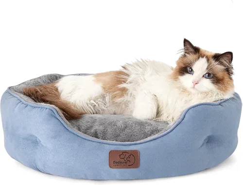 Vista 22 de Bedsure AeroFrost™ - Cama refrescante para perros pequeños, redonda