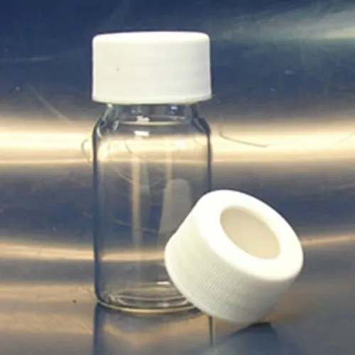 Vista 4 de Vial VOA (72, vidrio transparente, tapas abiertas de 20 mL)