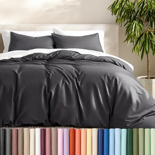 Vista 11 de Bare Home - Funda de edredón de ropa de cama extra larga - Colección premium de 1800 hilos súper suave - Funda de edredón ligera y fresca - Ropa