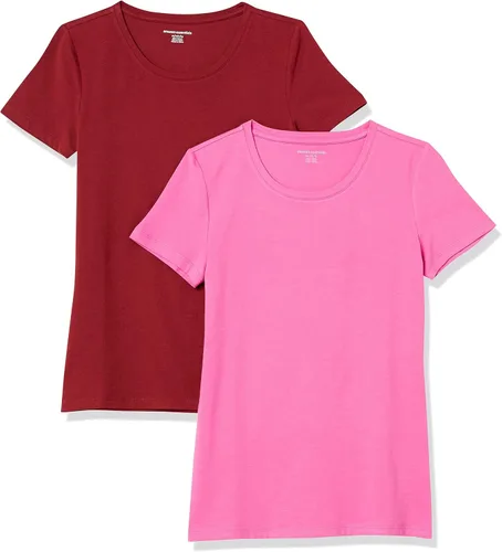 Vista 135 de Amazon Essentials Women's Regular-Fit Short-Sleeve Crewneck T-Shirt