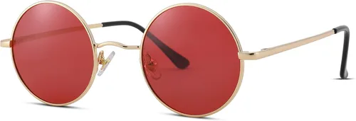 Vista 2 de Pro Acme - Gafas de sol polarizadas redondas para hombre y mujer, estilo John Lennon