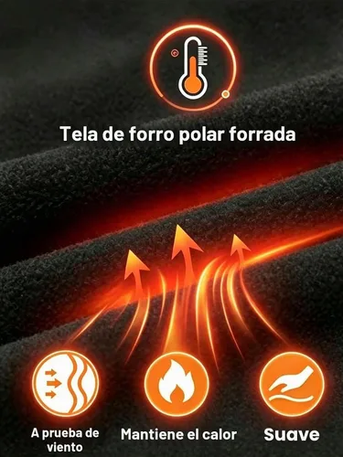 Vista 4 de NORTHYARD: pantalones forrados de forro polar para hombre, cálidos para invierno, sudoración, clima frío, para correr, deportivos, entrenamiento