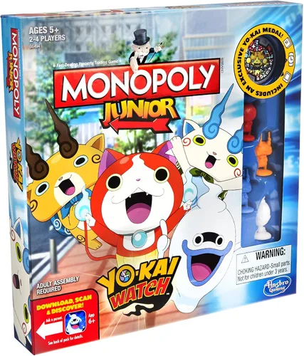 Vista 4 de Hasbro Gaming B6494 Monopoly Junior: Yo-kai Watch Edition