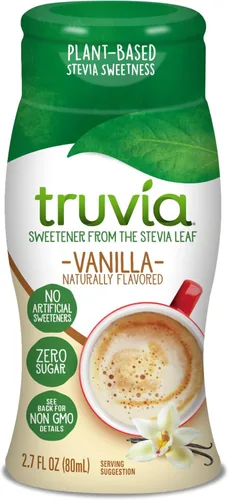 Vista 8 de Truvia Edulcorante líquido de stevia, caramelo, botella de 2.7 onzas líquidas Caramel flavor; water, stevia & natural flavor; 67 servings; 1/4 tsp