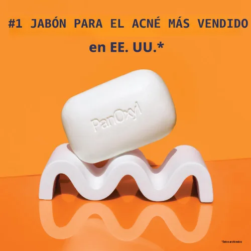 Vista 4 de PanOxyl Barra de tratamiento para el acné con peróxido de benzoilo al 10%, barra de acné de fuerza máxima para cara, pecho y espalda, limpiador