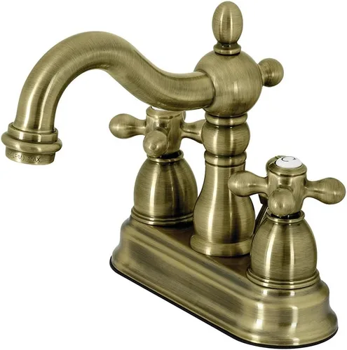 Vista 9 de Kingston KB1600AX - Grifo de baño central de 4 pulgadas, negro mate Mate negro