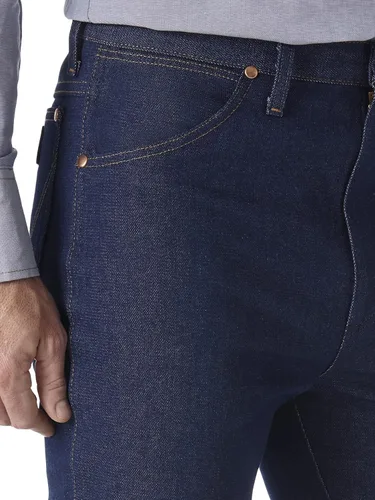 Vista 4 de Wrangler 0936 - Jeans ajustados de corte vaquero para hombre, Stonewash