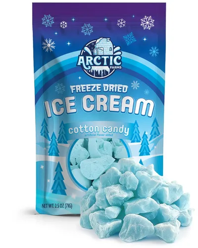 Vista 25 de Arctic Farms Trozos de Helado Liofilizado Empaquetados y en Caja - No se Derrite (1 libra, S'mores)