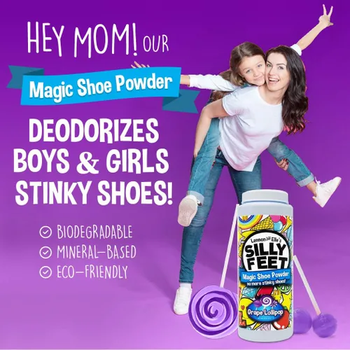 Vista 2 de Magic Shoe - Desodorizador de zapatos, polvo de olor de pies para pies malolientes, eliminador de olores más fuerte que el aerosol, polvo de zapatos